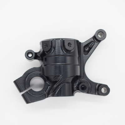 WORKS Axle Holder Left CNC Black / Honda CRF 2017-25