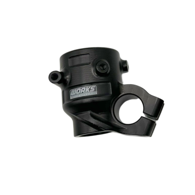 WORKS Axle Holder Right CNC Black KAWASAKI KXF 250 2025-26 / 450 2023-26