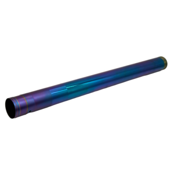 WORKS Slide pipe Ø49 L595mm / 18-24 CRF 250 / 17-24 CRF 450 / 19-24 KXF 450 / 18-24 RMZ 450 RAINBOW